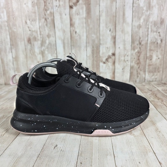 Kuru Atom Women's Sneakers Athletic Running Shoes Black Speckled Trim 8.5W - Picture 1 of 8